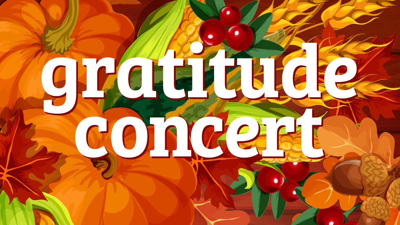 Gratitude Concert slide B